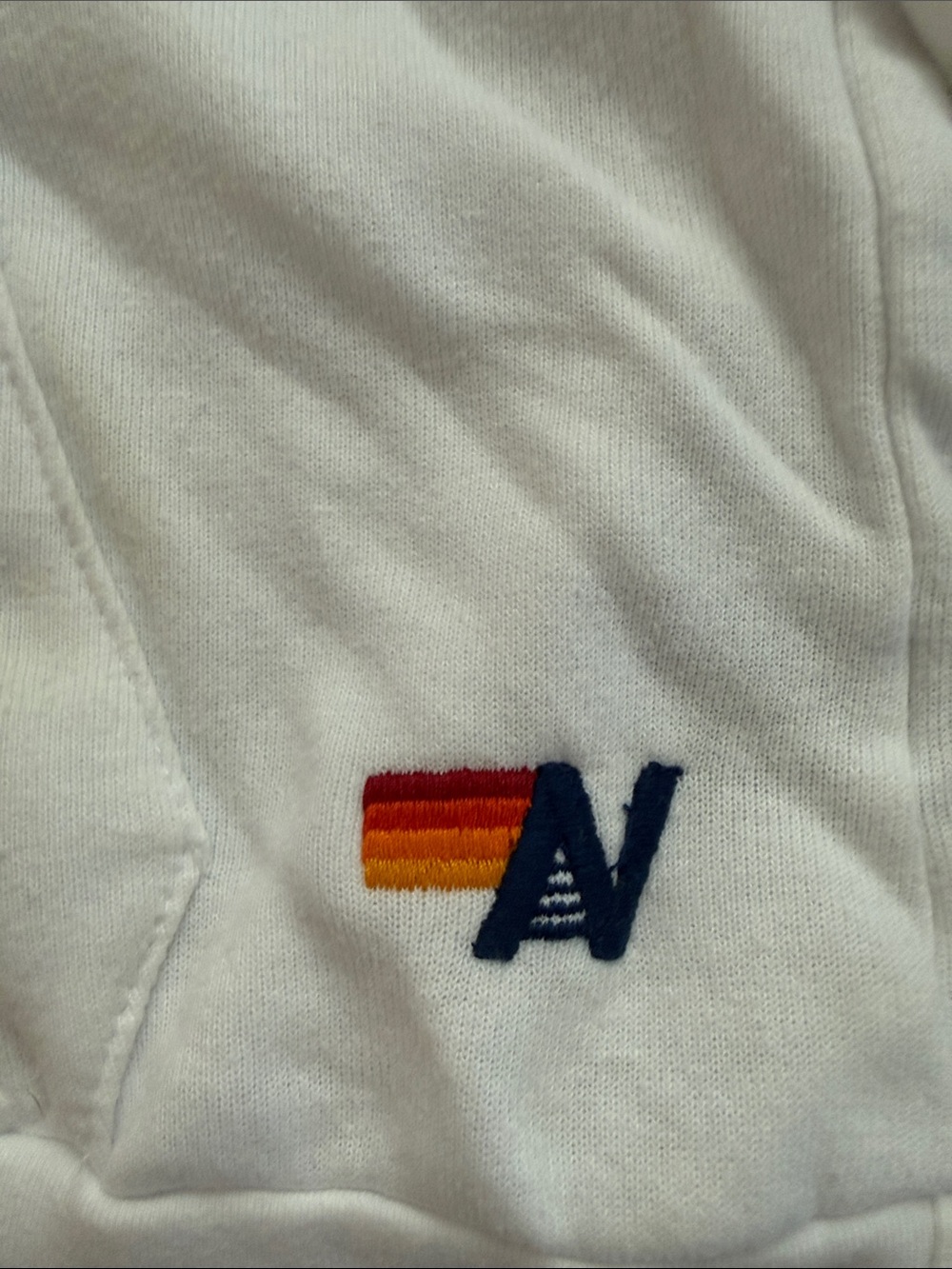 Aviator Nation White Hoodie w/ Pink Lightning Bolt - Picture 2 of 7